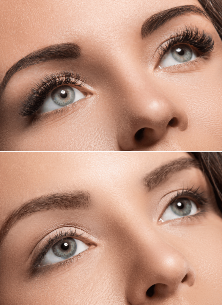 Normal to Hybrid Lashes
